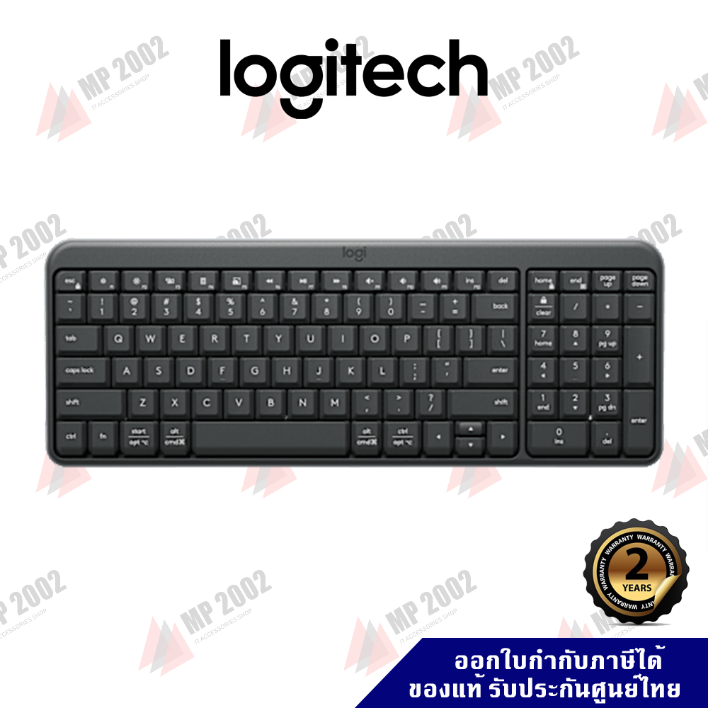 Bàn phím không dây Bluetooth nhỏ gọn Logitech K250 Màn hình TH / ENG Bảo hành 2 năm của MP2002