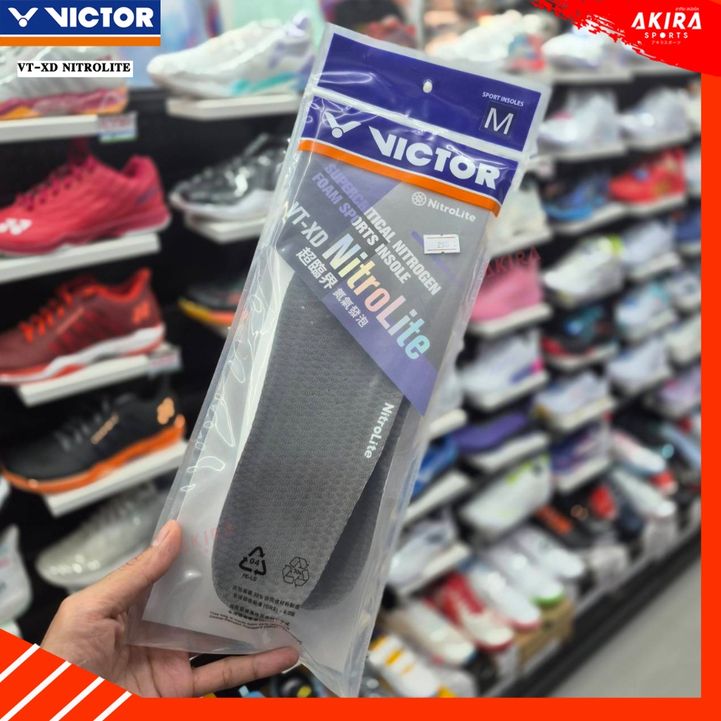 Đế lót VICTOR VT-XD NITROLITE Model Mềm mại và thoải mái Hấp thụ sốc tốt khi chạy và nhảy của Akira 