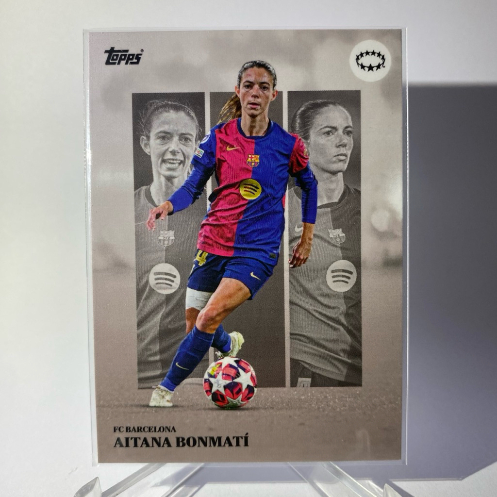 Thẻ bóng đá AITANA BONMATI BARCELONA SIMPLICIDAD TOPPS 2025