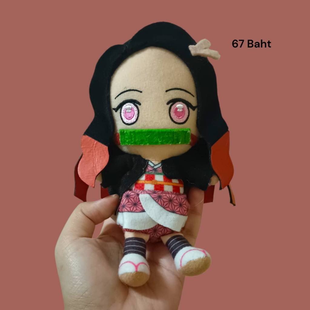 Búp bê và móc khóa Nezuko-Chan từ Anime Demon Slayer