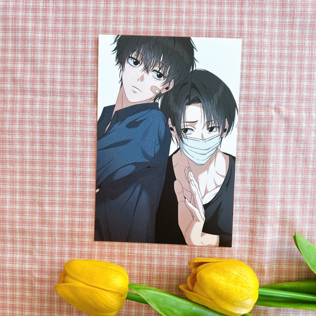 Bưu thiếp Sebastian Natsuki & Mafuyu: Ngày Sakamoto (1 Cái)