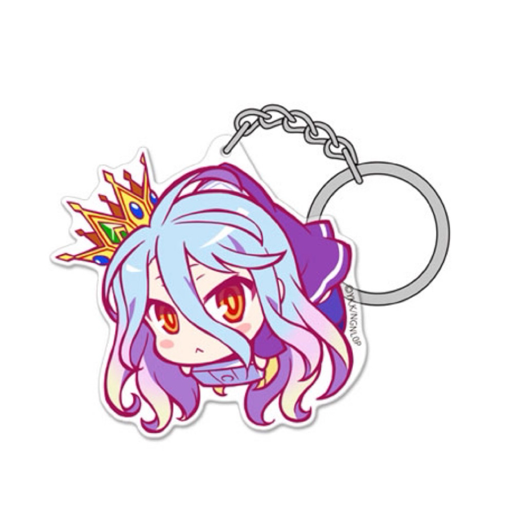 Móc khóa Shiro-No Game Life: Zero Tsumamare Acrylic-Shiro]