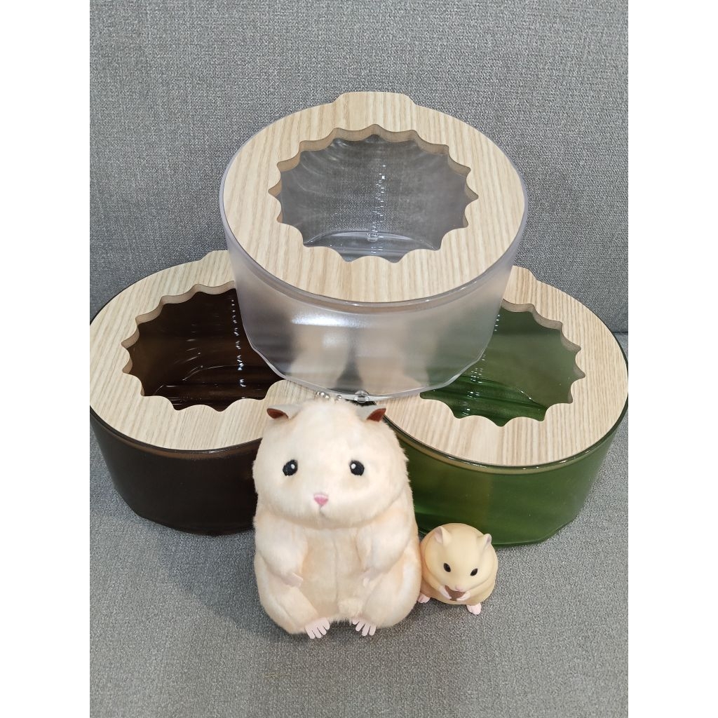 Phòng tắm Nhựa carno Nắp gỗ Hamster Heart Ant Winter White