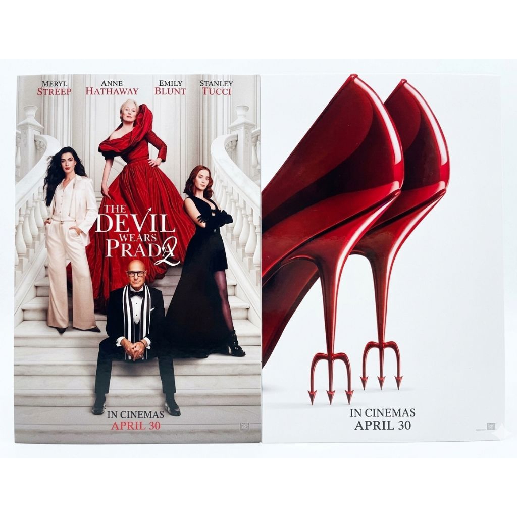 Bưu thiếp The Devil Wears Prada 2 The 2 Major Cineplex và SF Cinema Anne Hathaway Emily Blunt 2026