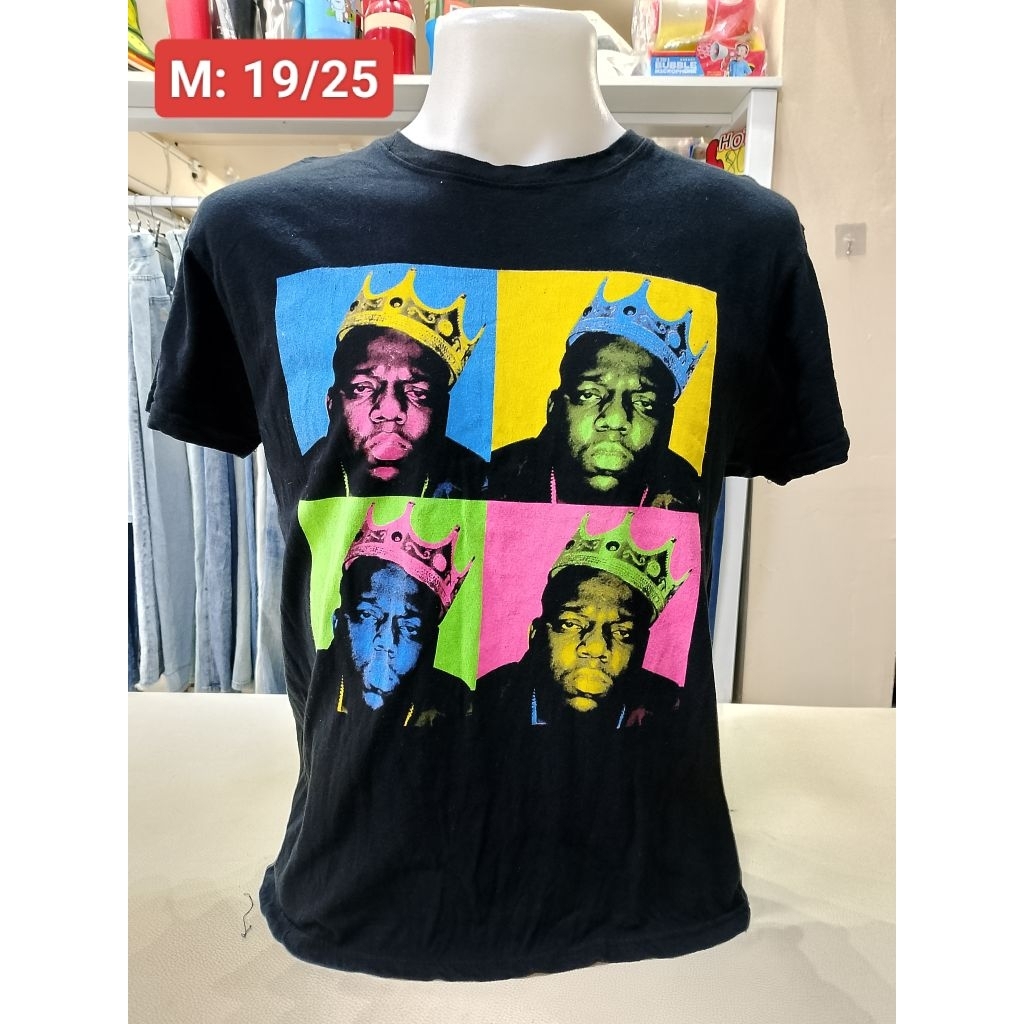 Áo sơ mi cổ điển Rap-Tee BIGGIE (Size M)