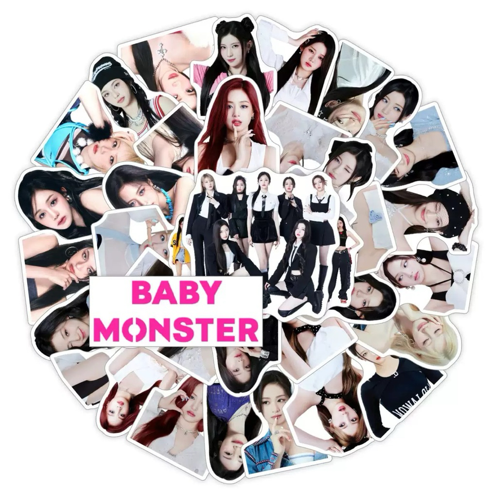10 Tờ Dán 4EVE / BUS / bts / baby monster / BANGSEEN / Bởi vì bạn tôi tỏa sáng trang trí thần tượng 