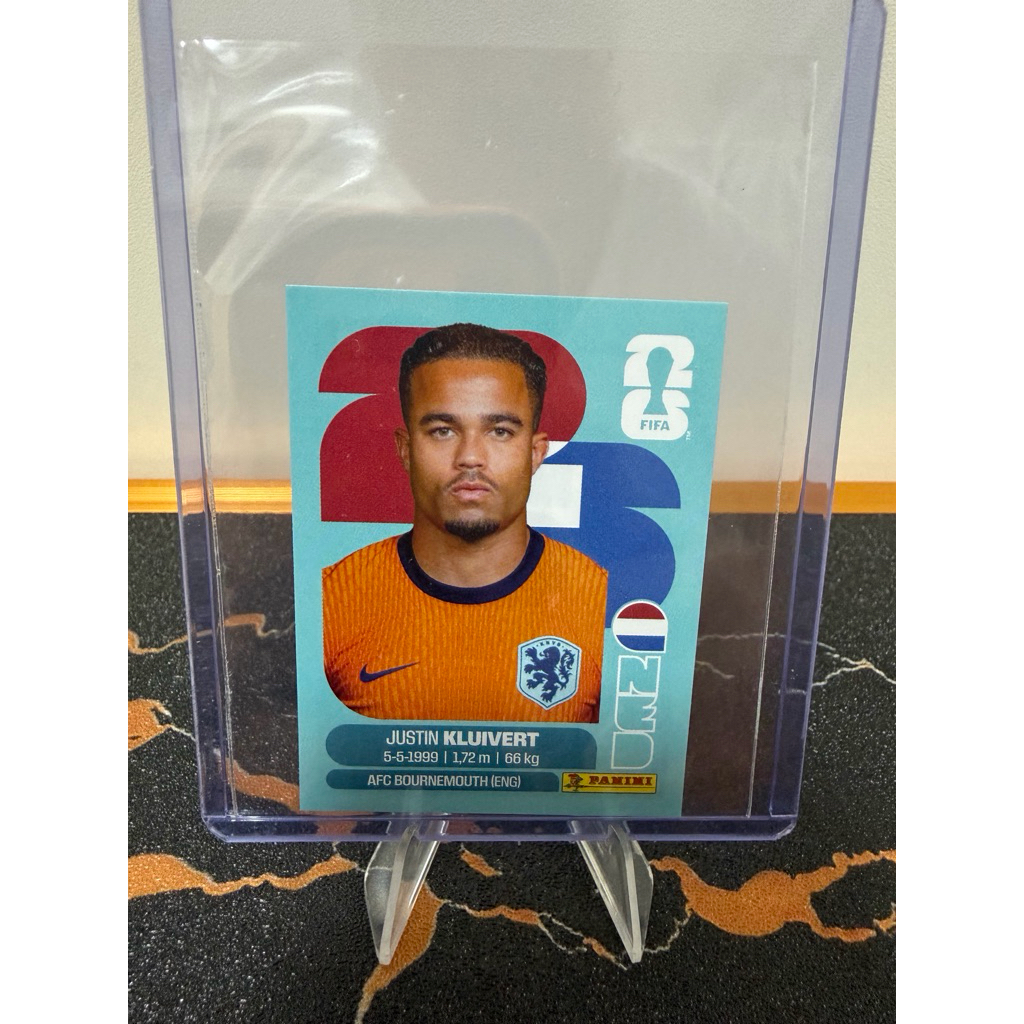 Lấp đầy Bộ sưu tập World Cup 2026 với điều kiện sưu tập của Justin Kluivert