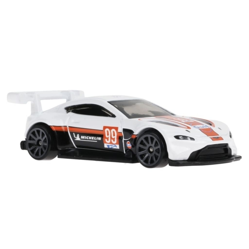 Hotwheels Aston Martin Vantage GTE Gulf / Trắng / Tỉ lệ 1: 64