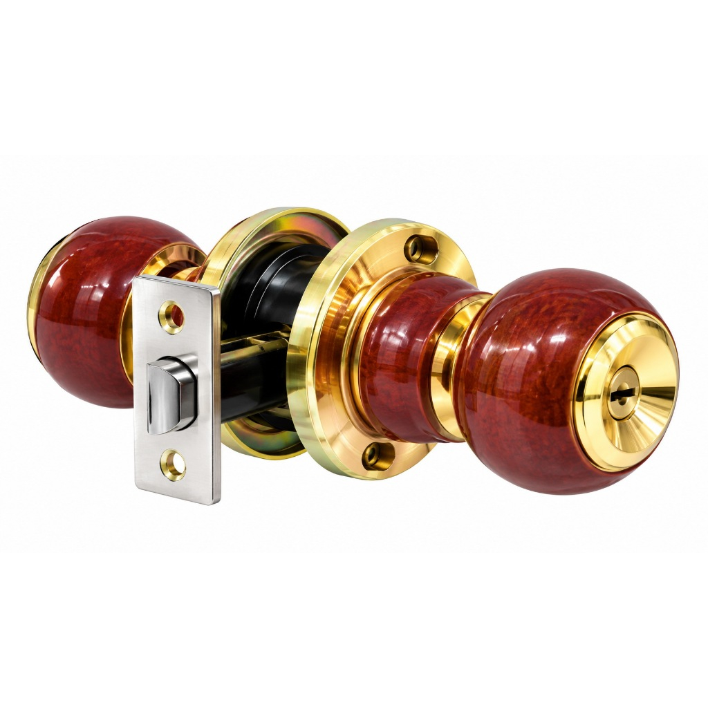 Núm phòng chung TWIN DRAGON Model 6087W / PB3 Họa tiết gỗ