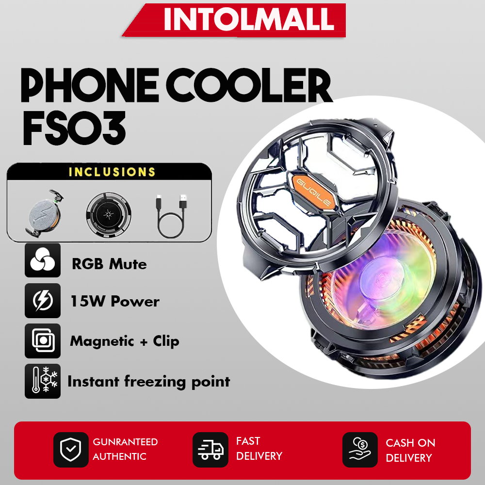 Bộ làm mát điện thoại bán dẫn INTOLMALL FS03 Bộ tản nhiệt từ tính / kẹp ánh sáng Turbo