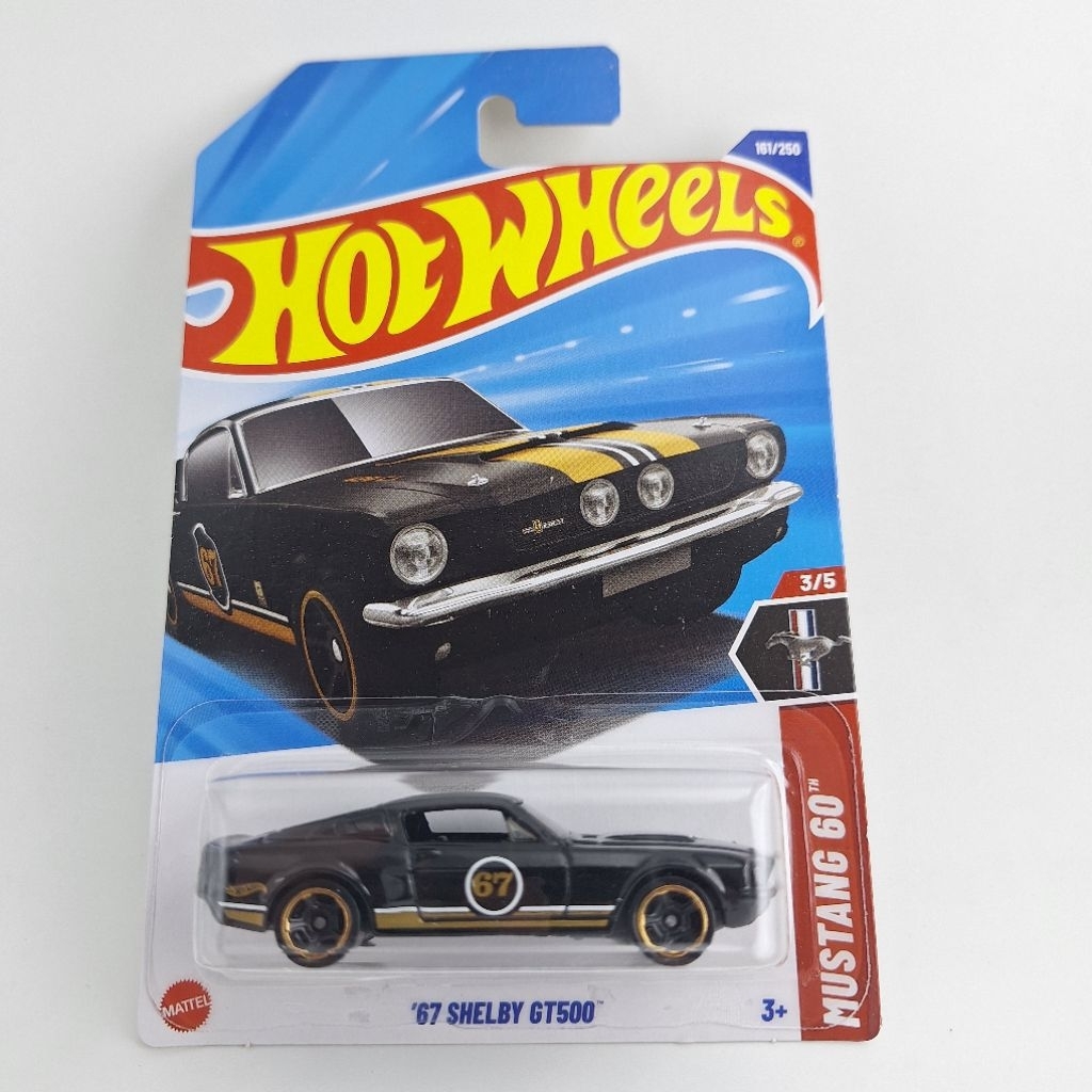 Hotwheels 67 SHELBY GT500 Metal Car Size 67 (ib20)