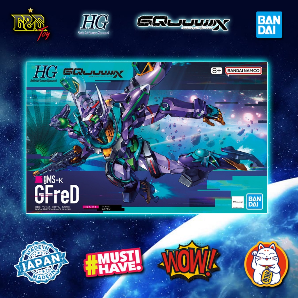 Hình HG GFred từ Gundam Gquuuux
