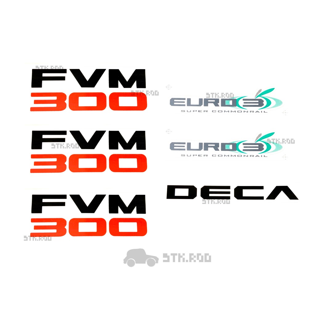 Bộ hoàn chỉnh xe FVM300 EURO3 DECA STICKER ISUZU Dega300