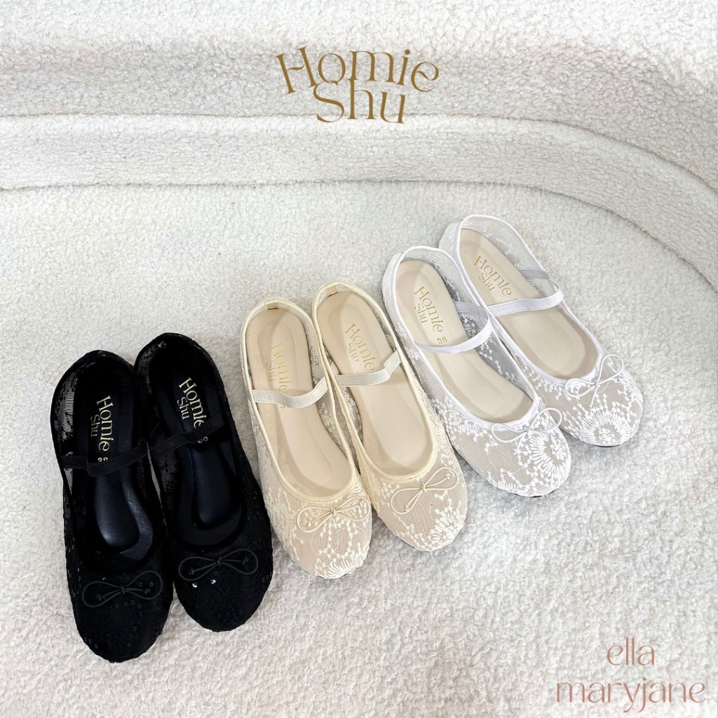 Giao hàng nhanh có sẵn trong 4 giờ. Giày Mary Jane ELLA-HOMIESHU03 Thoải Mái Mặc (36-40) Được Làm Từ