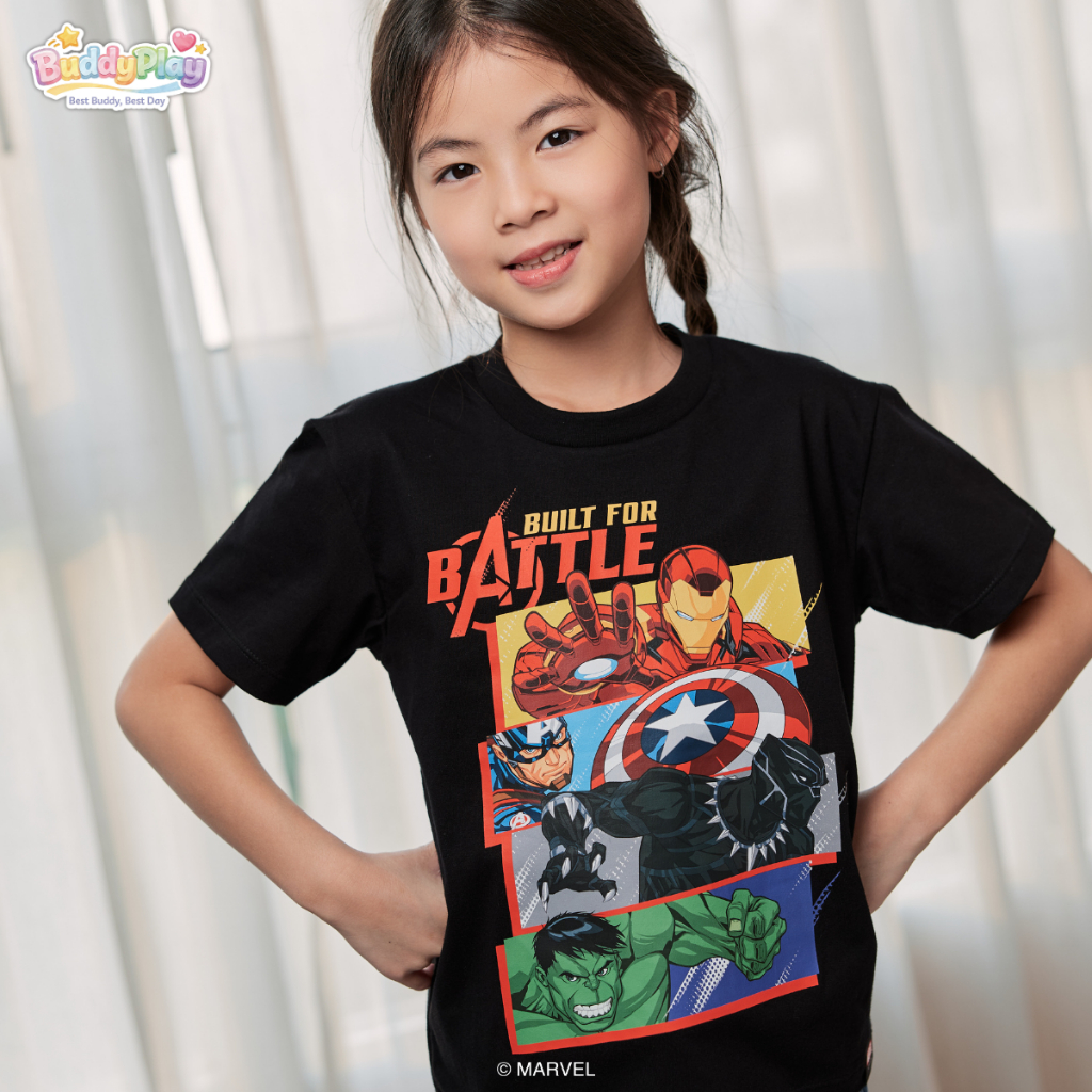 Áo thun cổ tròn MARVEL Authentic RCM3027B
