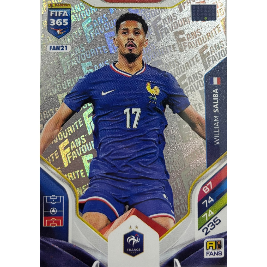 Thẻ bóng đá PANINI William Saliba