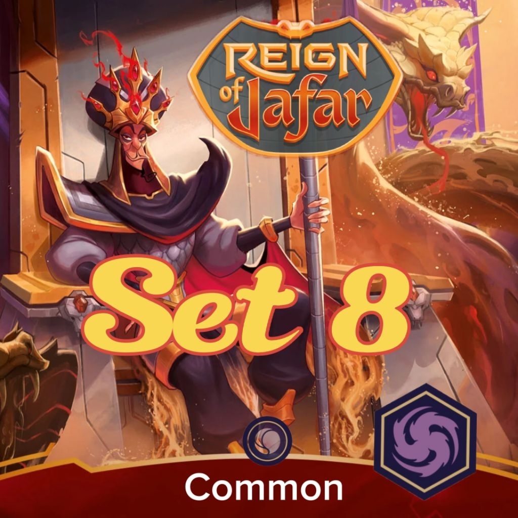 Disney Lorcana - Reign of jafar - SET 8 (Thẻ đơn) Common [Thạch anh tím]