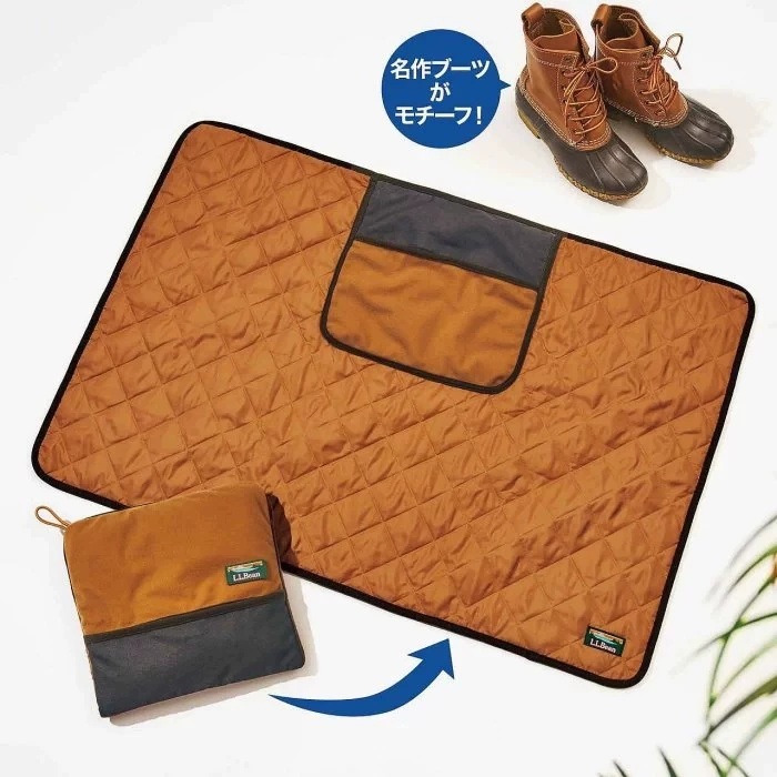 Khăn choàng di động LLBean X MonoMax có thể gập lại