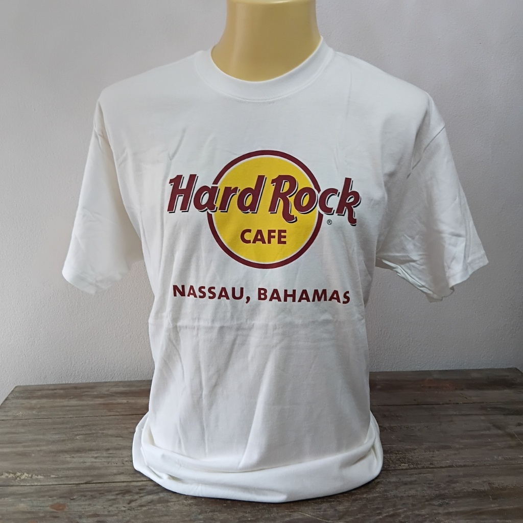 HRC Nassau Bahamas Logo cổ điển Tee Sz L