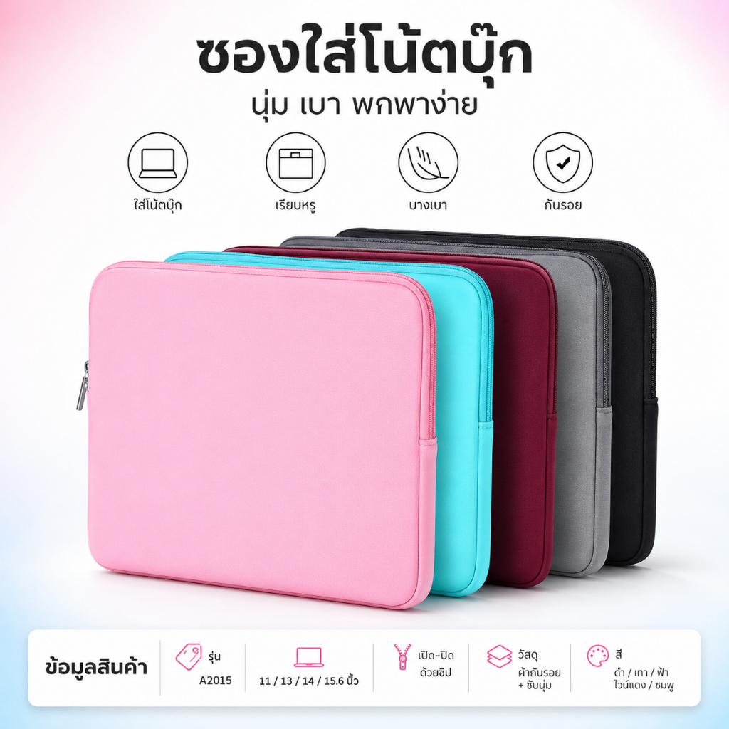 Túi Mềm Cho Samsung Ipad Tablet 8 9.7 10.2 10.9 11 13 14 15 Inch