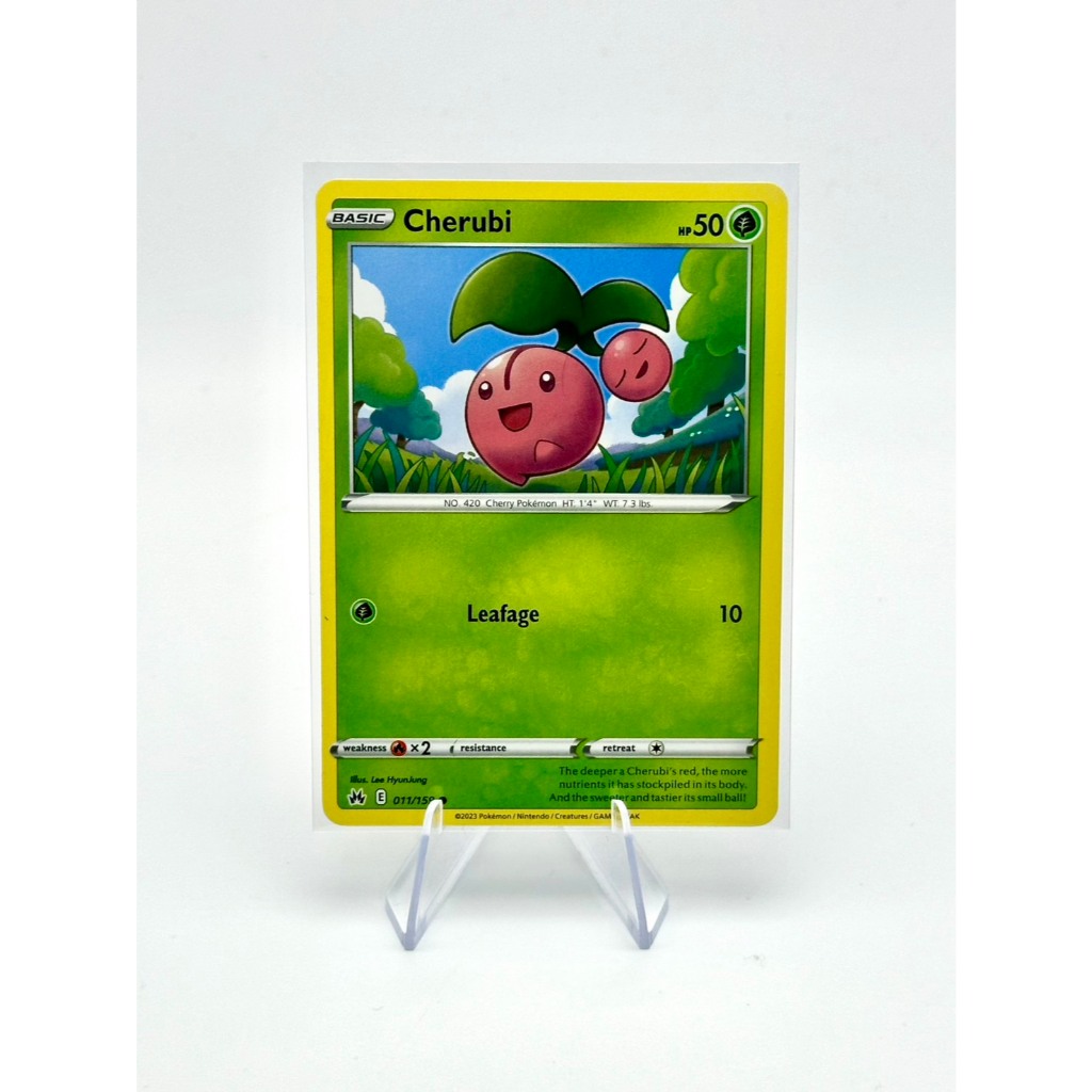 Cherubi (Cherinbo) Từ Crown Zenith Bộ số. 011 / 159 Pokemon EN
