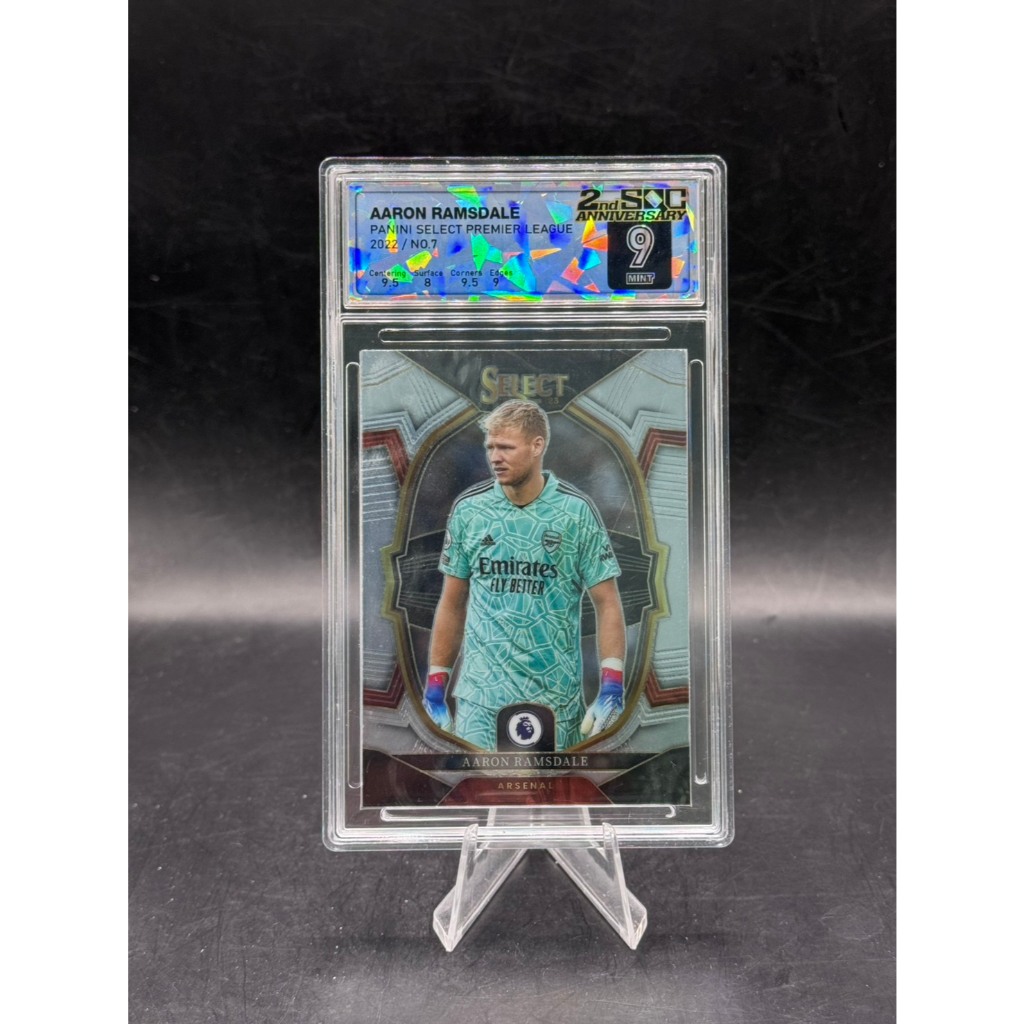 Aaron Ramsdale - 2022 Panini Select Premier League - 7 - Hạng SQC 9 (Bạc Hà) - Arsenal FC
