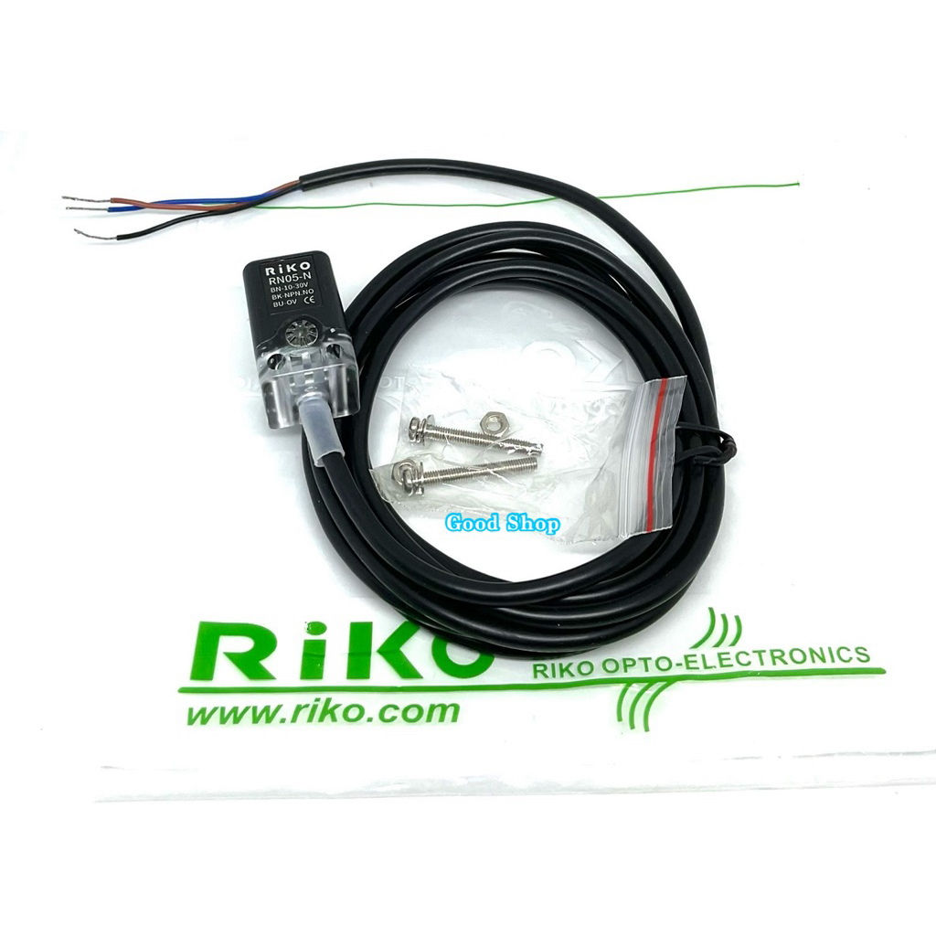 Cảm biến tiệm cận RN05-N 3 dây Thương hiệu RiKO (Chất lượng tốt) Loại Tay cầm kim loại NPN-NO 10-30V