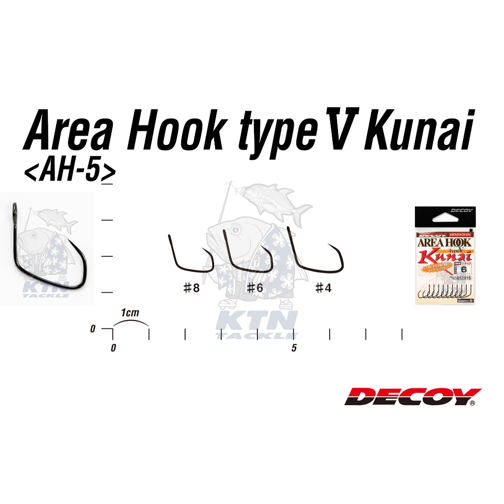 Móc tôm Decoy AH-5 Aera Type V Kunai