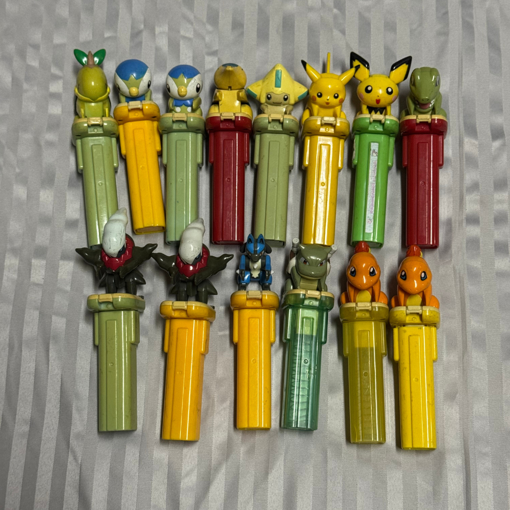 Pokemon Candy Catchers / Pez Dispensers Vintage Rare Collectible From Pokémon Sản xuất bởi Bandai