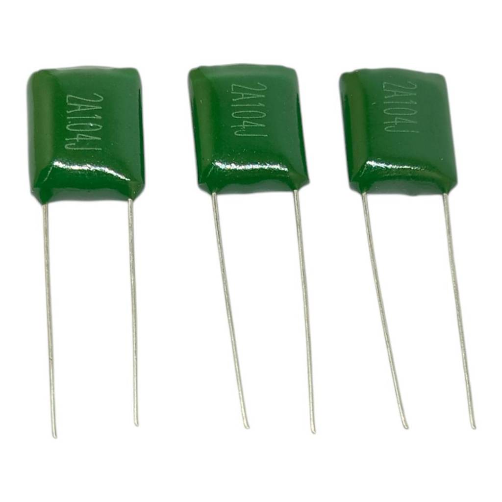 3 chiếc C 104 mylar 104J 104 2A104J 100nF 0.1uF tụ điện