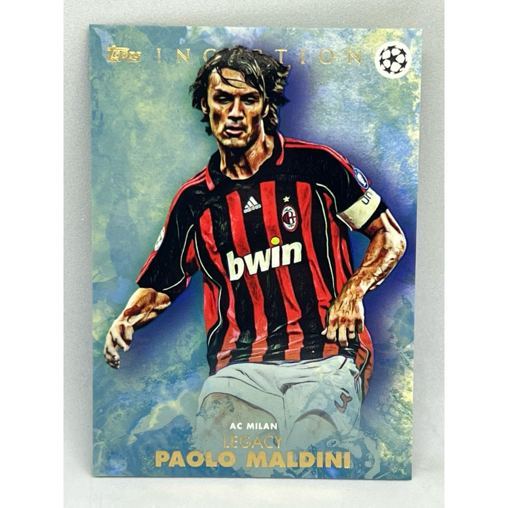Thẻ bóng đá Topps Inception 2021-2022 Đế Paolo Maldini