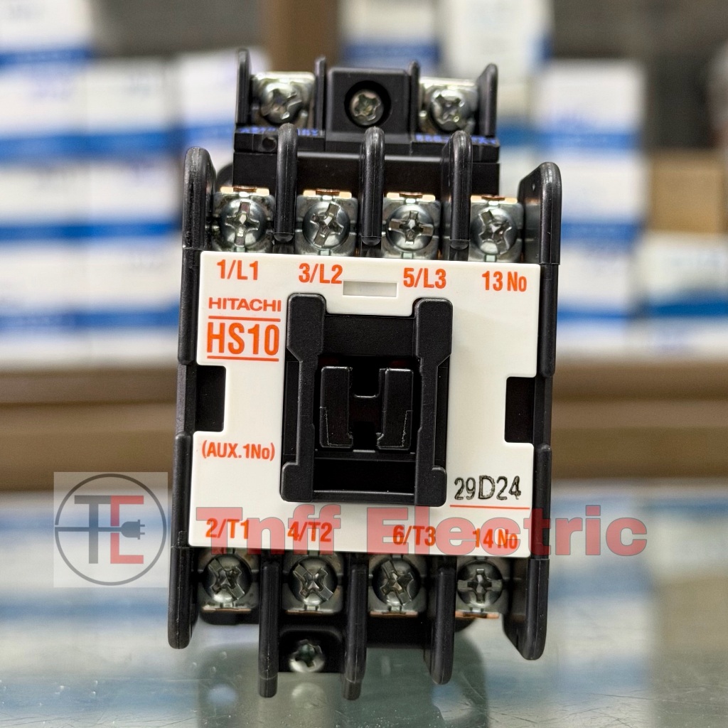 Công tắc tơ từ tính Hitachi HS10 (Cuộn dây 220V 380V) (1NO)