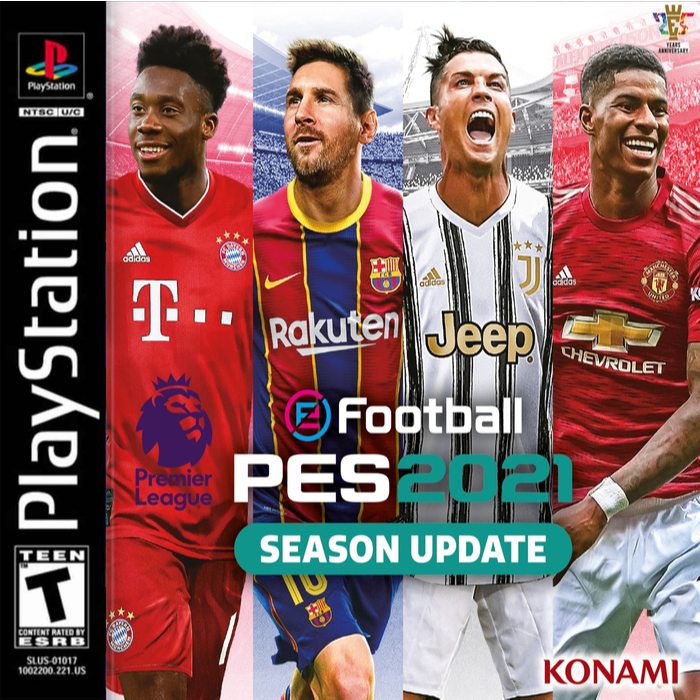 [PS1] Winning Eleven 2021 eFootball PES 2021 English (1 DISC) Play Day Game Bản quyền PS1 GAMES BURN