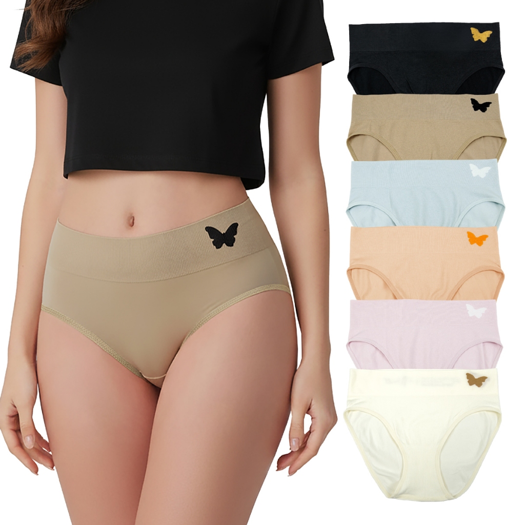 Quần Lót Liền Mạch Pansy Cao Cấp Mẫu PBS-8101 1 Cái / gói (6 Màu Để Lựa Chọn)