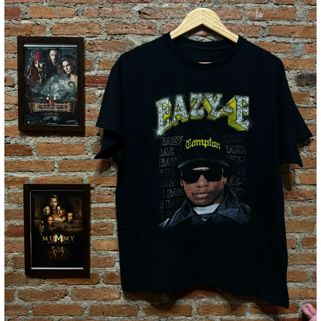Áo thun tay hai Eazy-E Rapper Họa tiết ca sĩ Size L