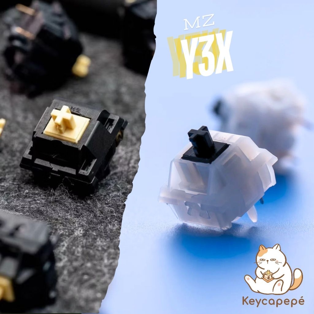 Công tắc tuyến tính Keygeek x MZ Y3x (10 miếng) Bàn phím 1 thì bôi trơn trước Y3