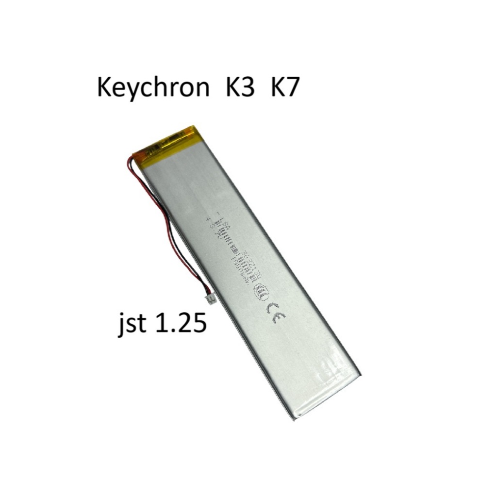 Mô hình 3032130 1800mAh cho bàn phím không dây Keychron K3 K7 Đèn LED Bluetooth Camera ô tô