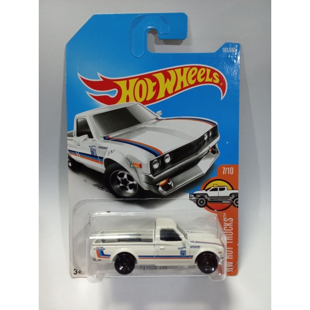 Hot Wheels DATSUN 620 Trắng HW JDM Mẫu Xe Thẻ Đẹp