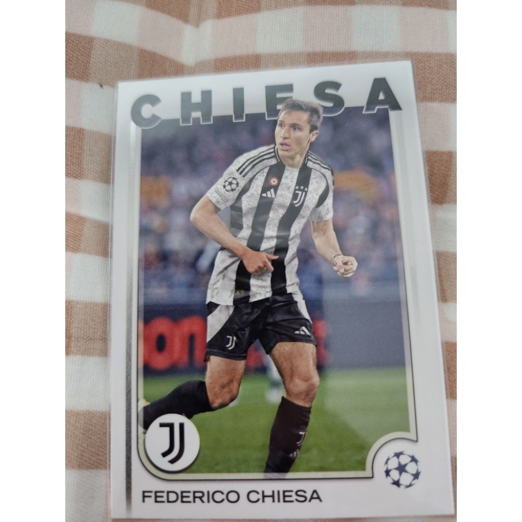 Thẻ bóng đá Federico Chiesa có phong bì rõ ràng