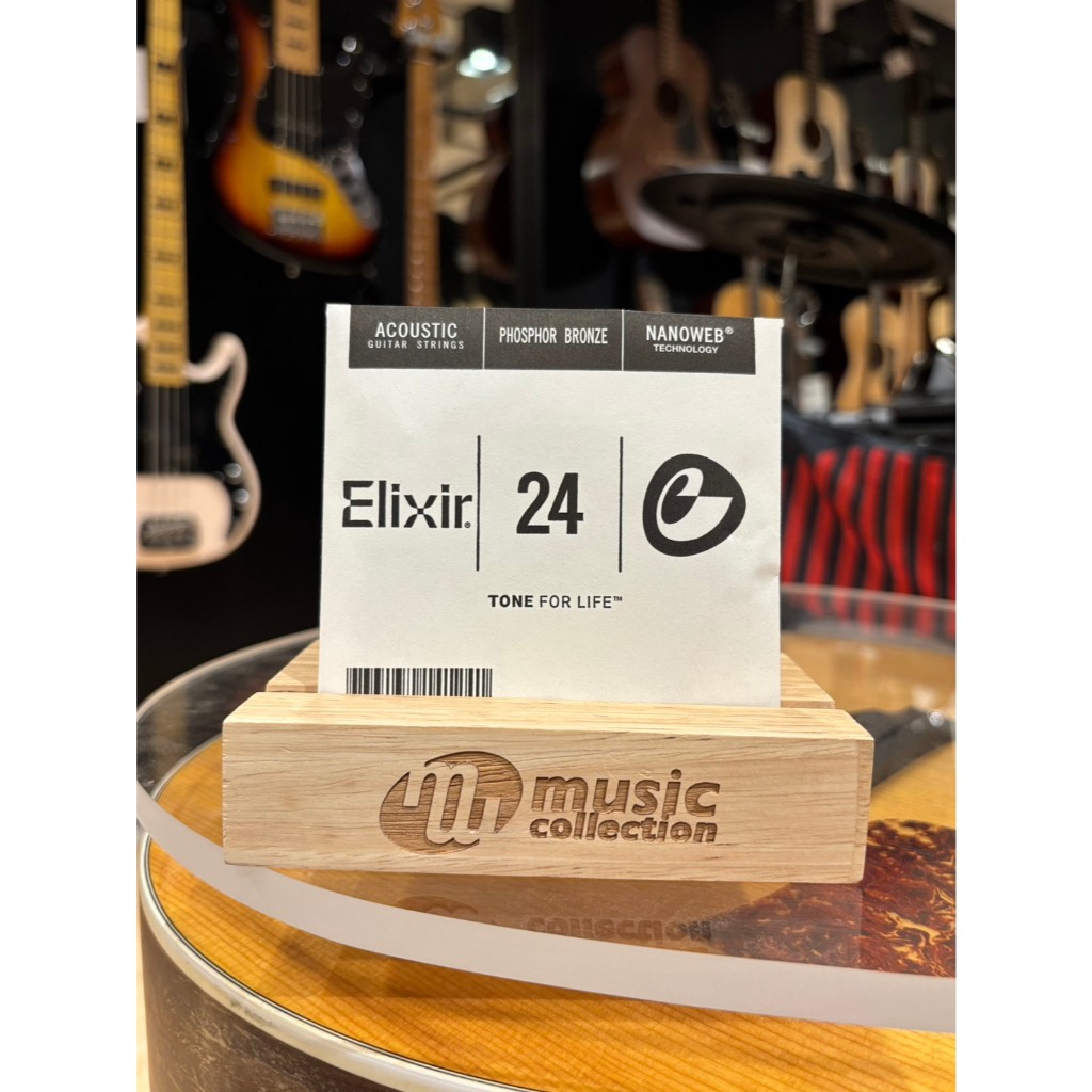 Dây bán lẻ ELIXIR ACOUSTIC PHOSPHOR BRONZE NANOWEB Số. 024 14124