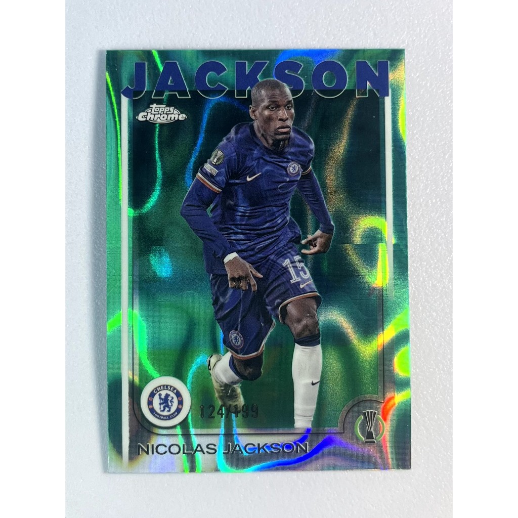 Thẻ bóng đá Topps Chrome Nicolas Jackson 2025 / 199