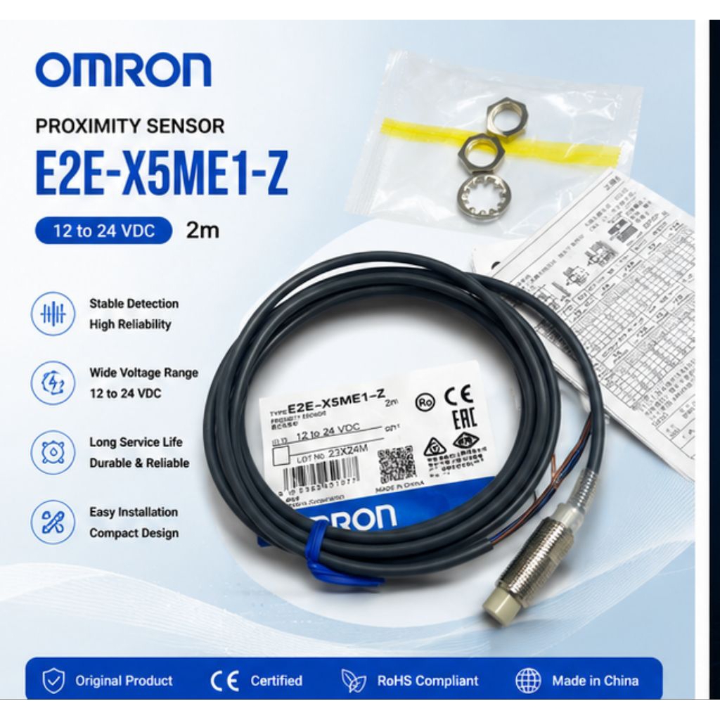 Xác thực mới E2E-X5ME1-Z NPN Thường Mở E2E-X5ME2-Z Đóng