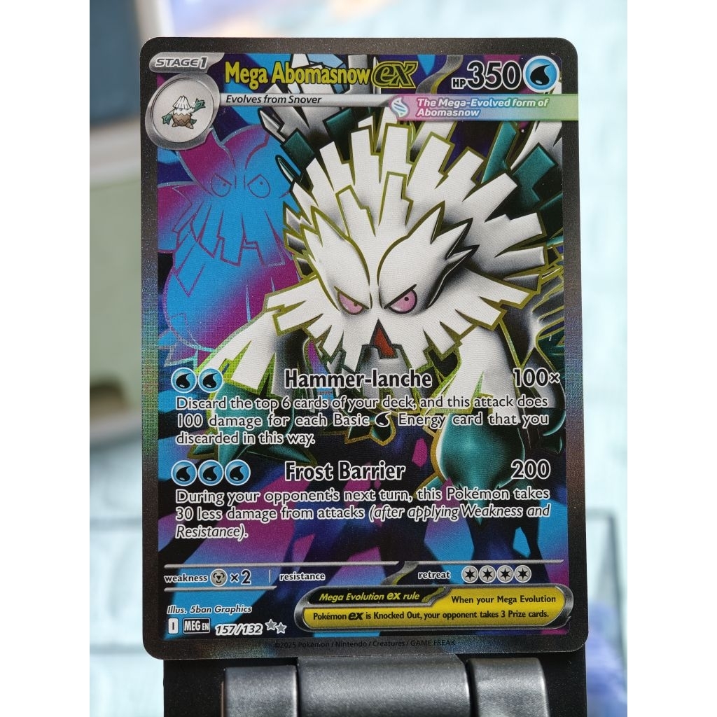 Pokémon: Mega Abomasnow ex 157 / 132 Mega Evolutions Full Art