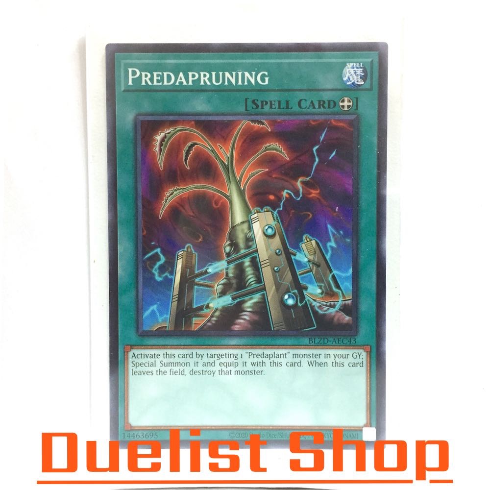 Prepruning (N) Spell [Equip] Set BLZD-AEC43 Yu-Gi-Oh Thẻ OCG Châu Á EN