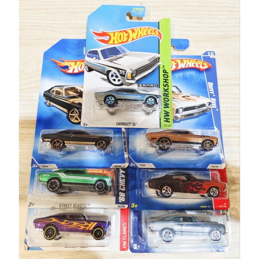 Hotwheels hotwheels chevrolet ss checy nova / Gói mẫu cũ 1: 64