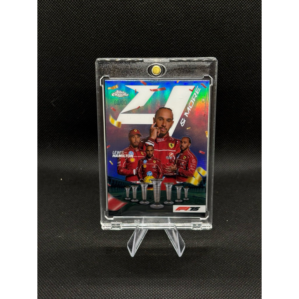 F1 Thẻ Chrome Lewis Hamilton Topps