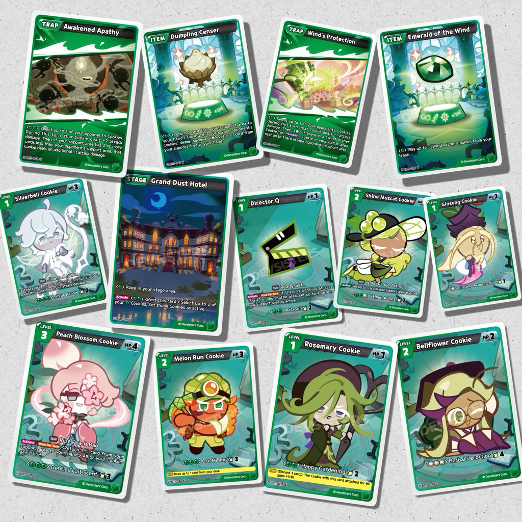 CookieRun Set Bs11 Level C U Green (Eng Ver.)