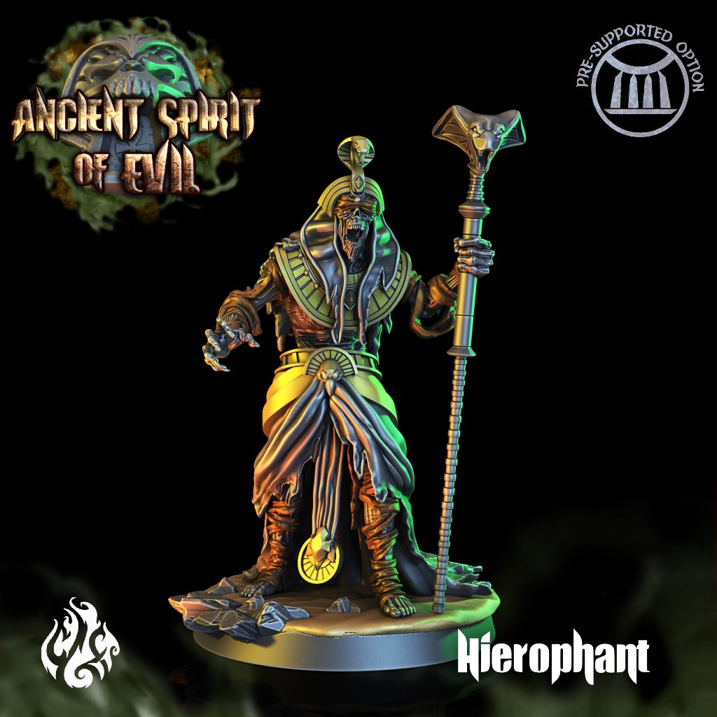 Ancient Spirit Evil: Collection: Mô hình bảng trò chơi bằng nhựa thu nhỏ được sản xuất để đặt hàng D