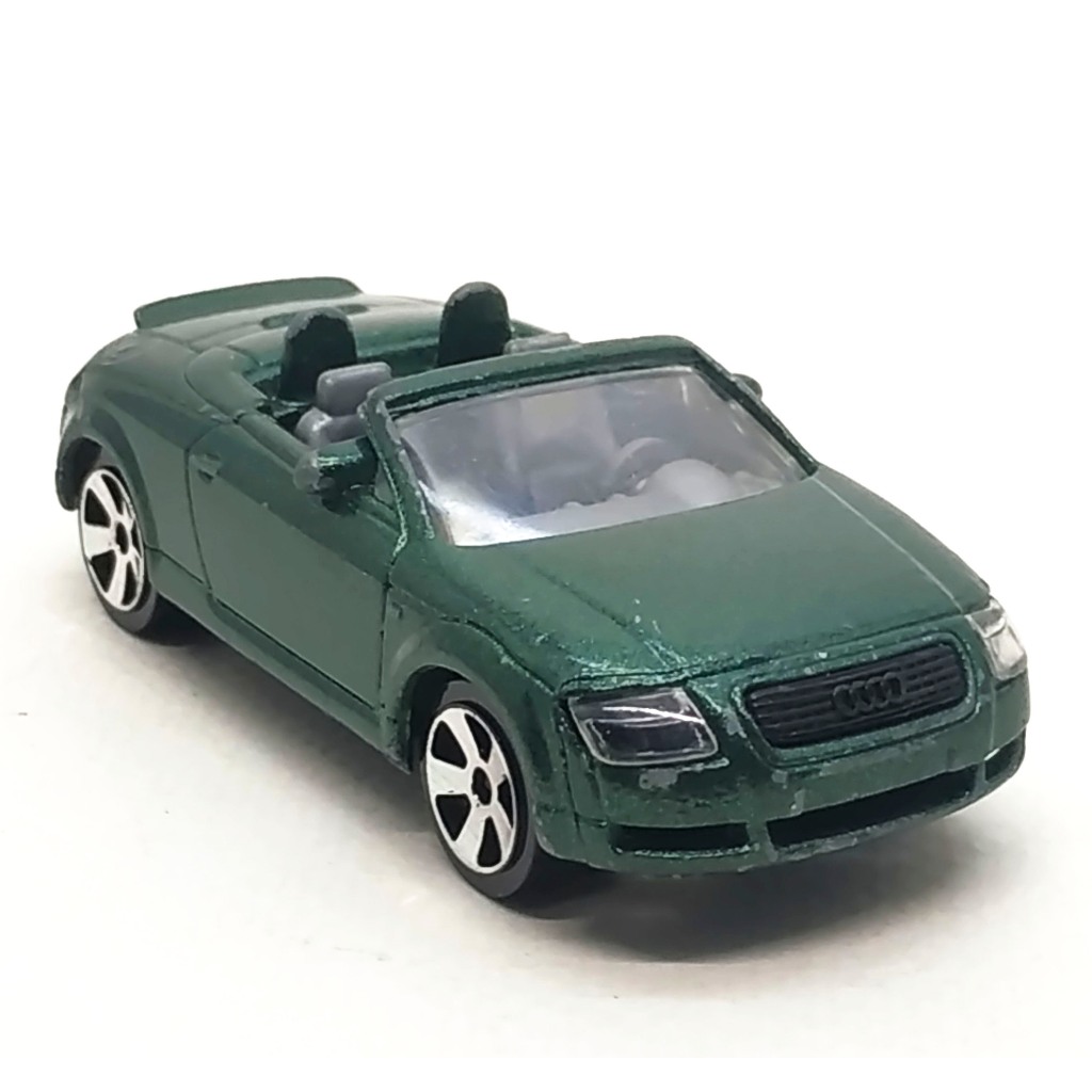 Majorette Audi TT-Convertible Màu Kim Loại Xanh Đậm Cân 1 / 53 (8cm) Mẫu Tay Thứ Hai 001