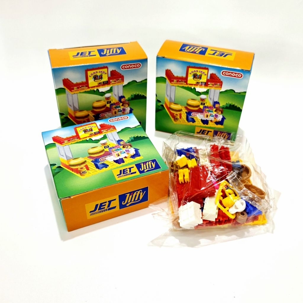 Lego Conoco Jet Jiffy Food Shop Khối xây dựng Bộ đồ chơi